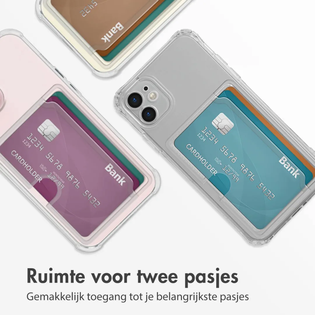 Imoshion Hoesje iPhone 11 - Transparant - 2 Pasjes
