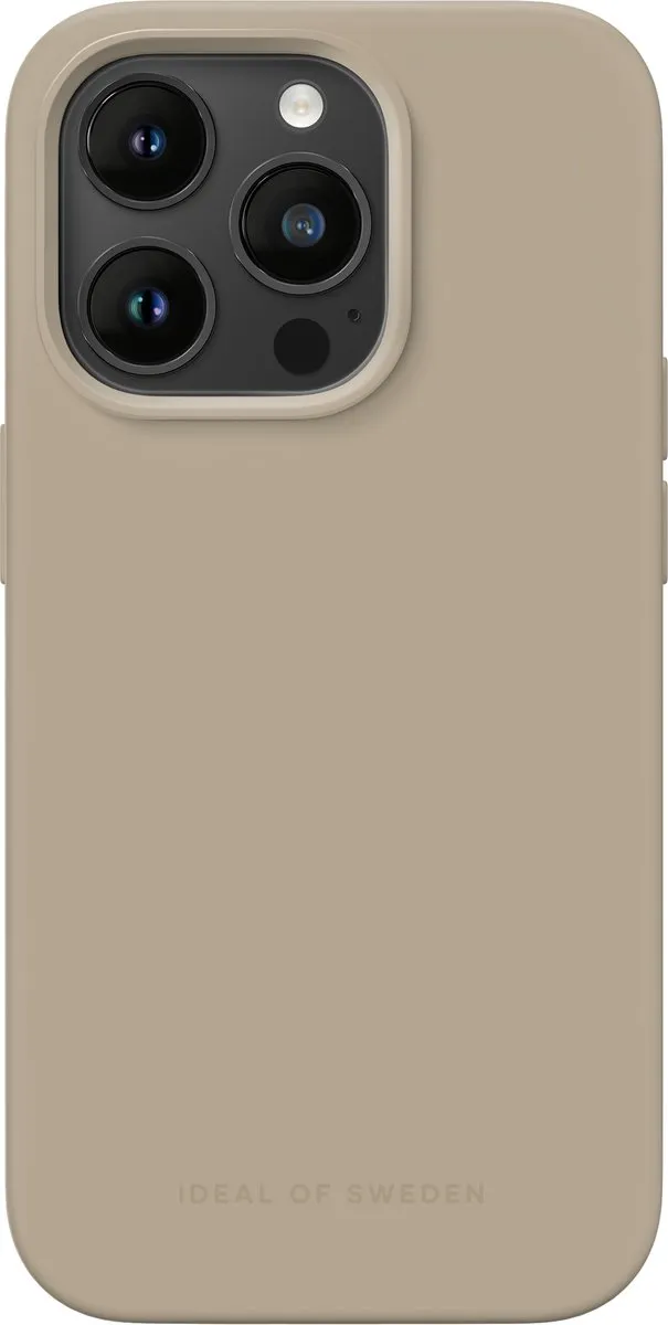 iDeal of Sweden Silicone Hoesje iPhone 14 Pro - Beige