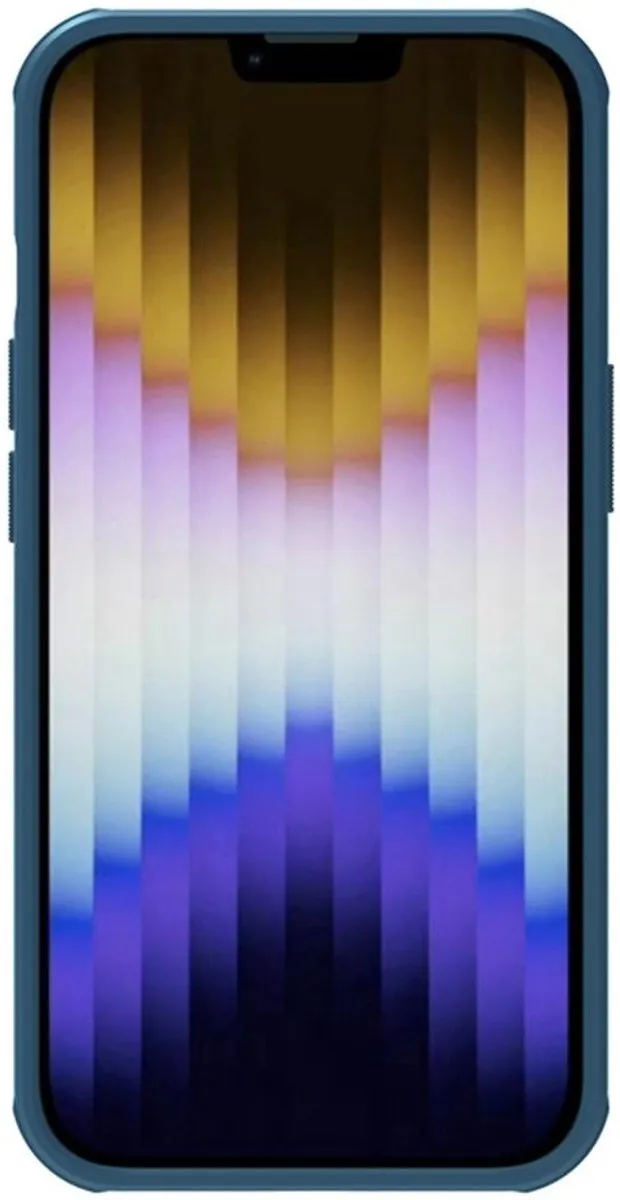 Nillkin Super Frosted Shield Hoesje iPhone 14 Plus - Blauw - afbeelding 3 van 6