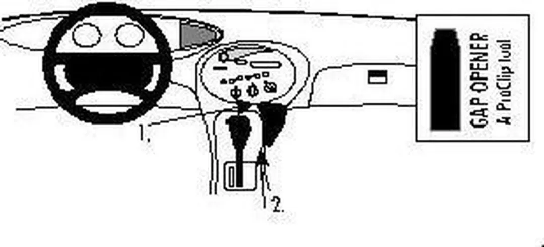 Brodit Proclip Angled Mount 852618
