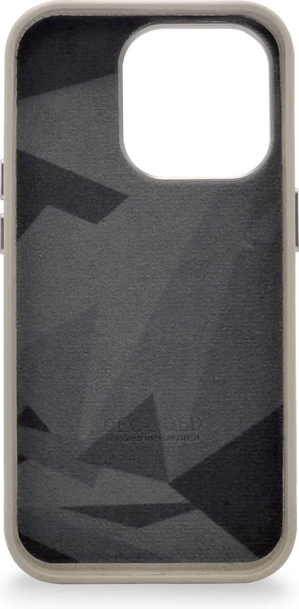 Decoded D23IPO14PMBC1CY Hoesje iPhone 14 Pro Max - Beige