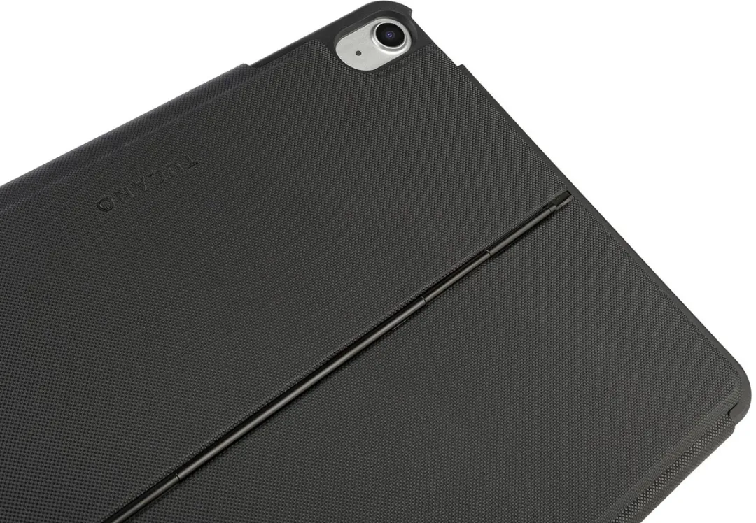 Tucano Tasto Toetsenbord Hoesje US-indeling iPad (10th gen/A16) – Ultra-beschermend met Draadloos Toetsenbord en Trackpad – Verstelbare Stand met Interne Vak voor Apple Pencil – Militaire Standaard Bescherming - Zwart