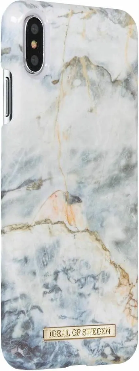 iDeal of Sweden Ocean Marble Hoesje iPhone Xs Max - Wit - afbeelding 2 van 6