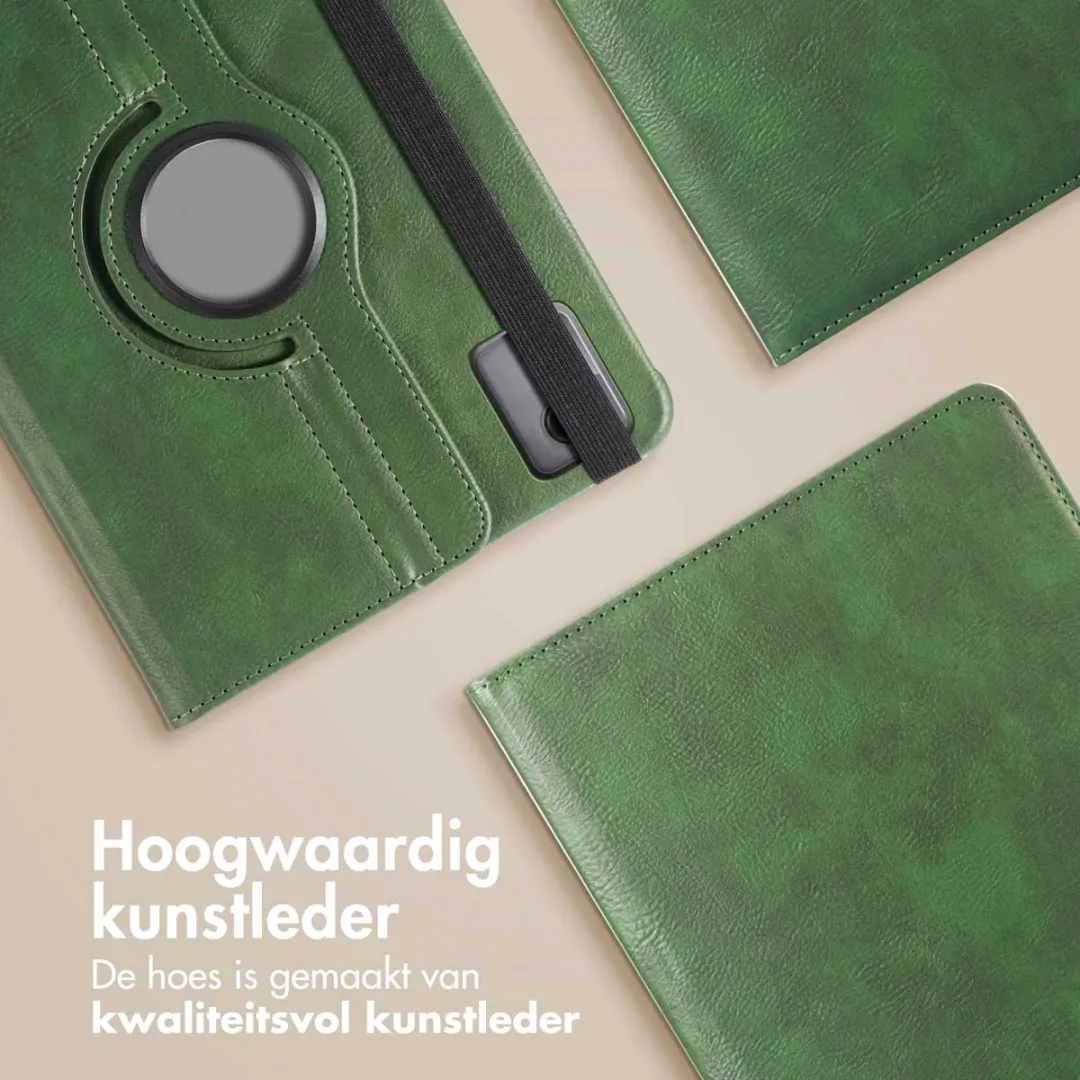 Imoshion SH00072023 Tablethoes Lenovo Tab M11 - 360° Bookcase - Groen - afbeelding 6 van 6