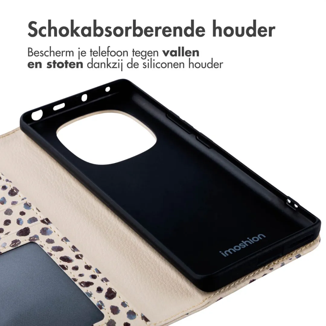 Imoshion Hoesje Xiaomi Redmi Note 14 Pro - 3 Pasjes - Black And White Dots - afbeelding 6 van 6