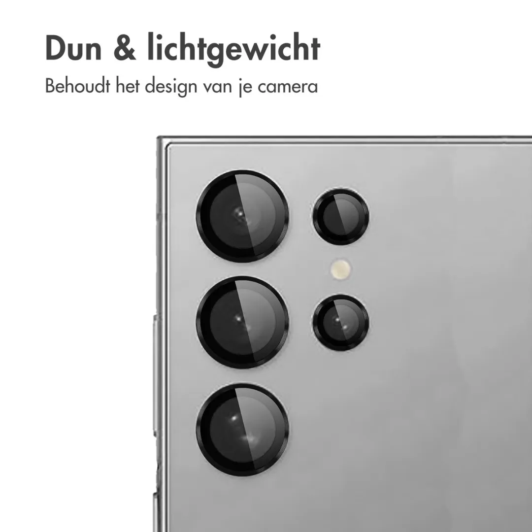 imoshiion Camera Lens Protector - Samsung Galaxy S24 Ultra - 2 Stuks - Zwart