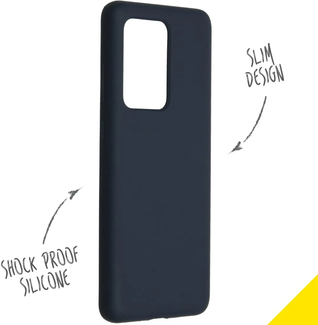 Accezz Hoesje Samsung Galaxy S20 Ultra Donkerblauw