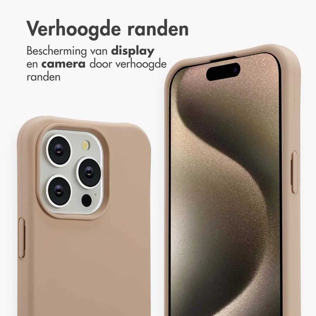 Imoshion Hoesje iPhone 15 Pro - Nude Beige