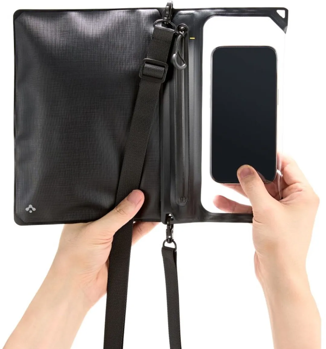 Spigen A640 Waterdichte Crossbag-hoes - Universeel - Zwart