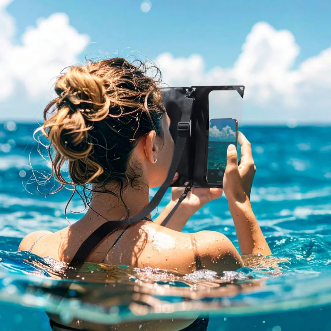 Spigen A640 Waterdichte Crossbag-hoes - Universeel - Zwart - afbeelding 6 van 6