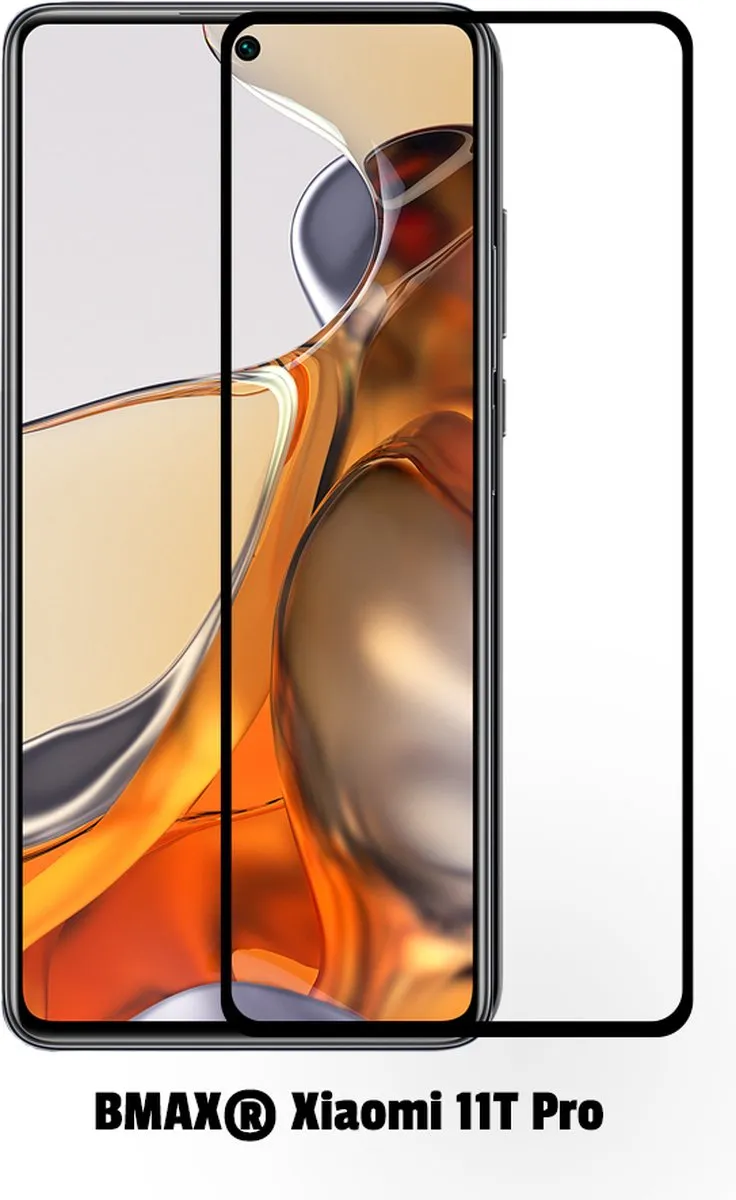 BMAX BMAX984154 Screenprotector - Xiaomi 11T Pro - 2 Stuks - Zwart