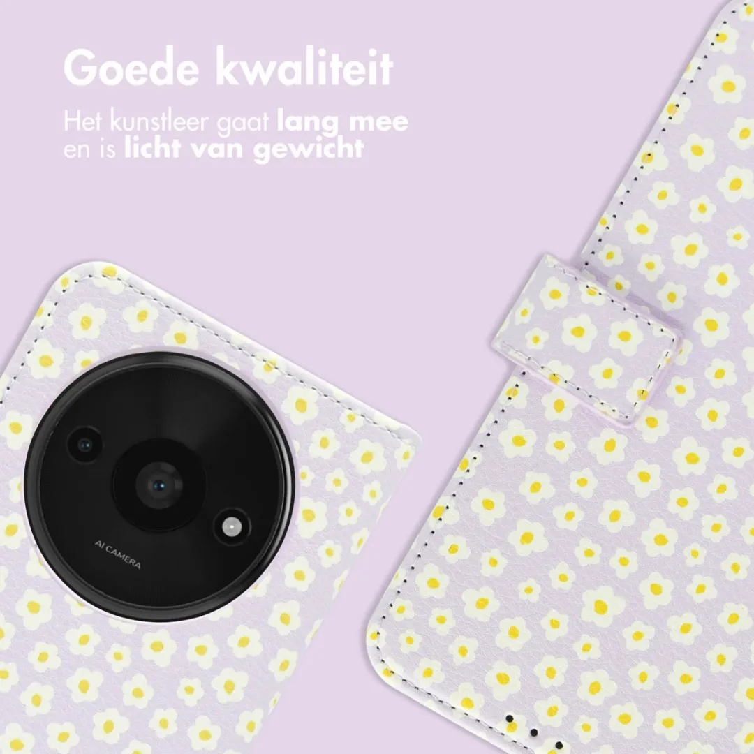 Imoshion Hoesje Xiaomi Redmi A3 - 3 Pasjes White Daisy