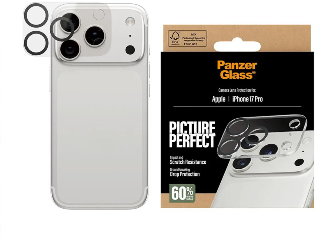 PanzerGlass iPhone 17 Pro Camera Lens Protector PG78947