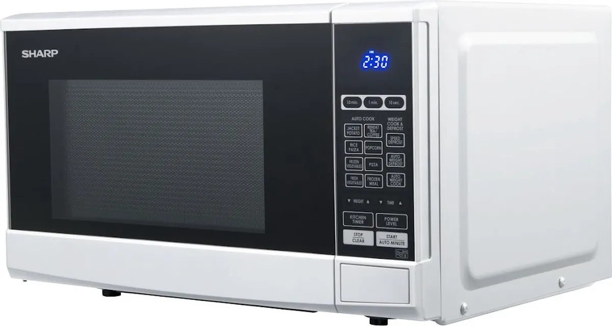 Sharp R270W Magnetron 20L 800W - Wit - afbeelding 4 van 6
