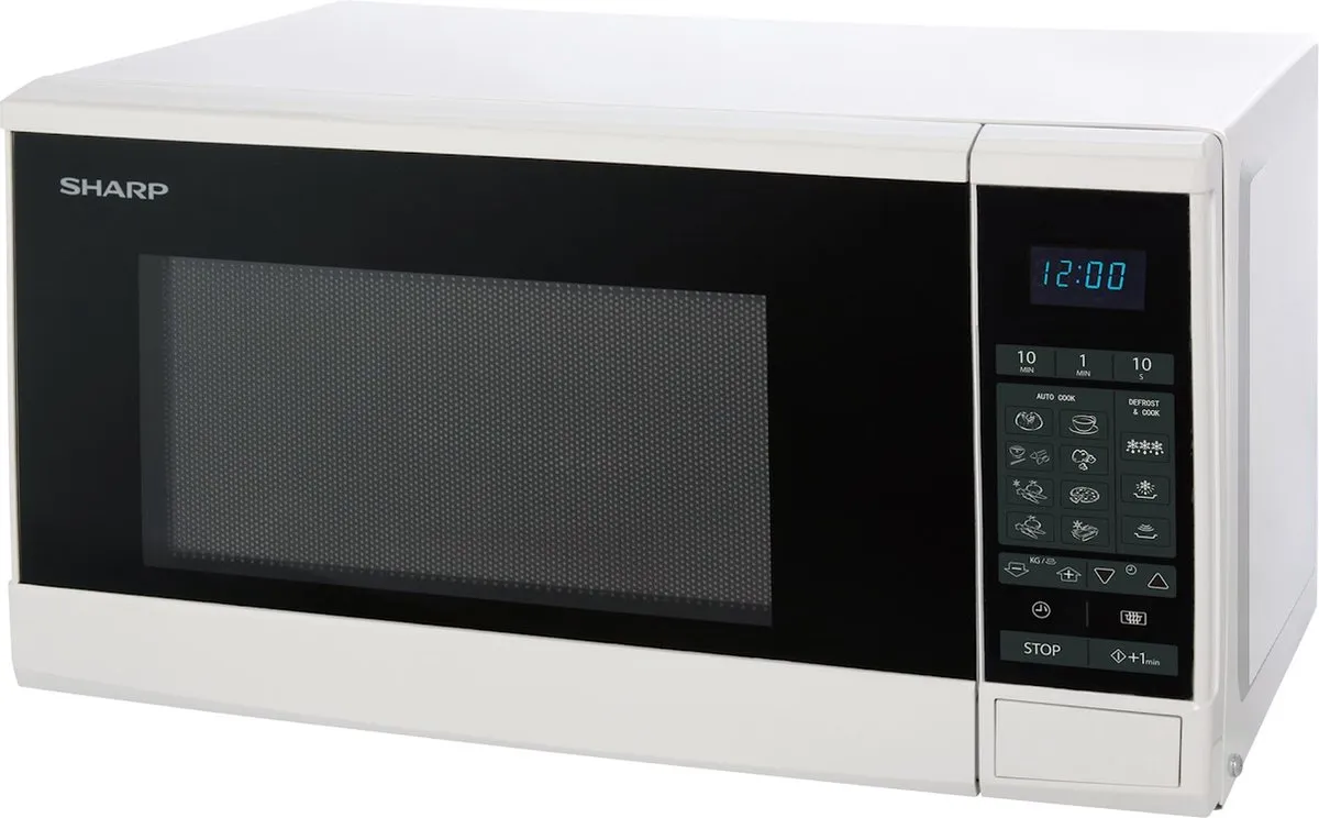 Sharp R270W Magnetron 20L 800W - Wit - afbeelding 2 van 6