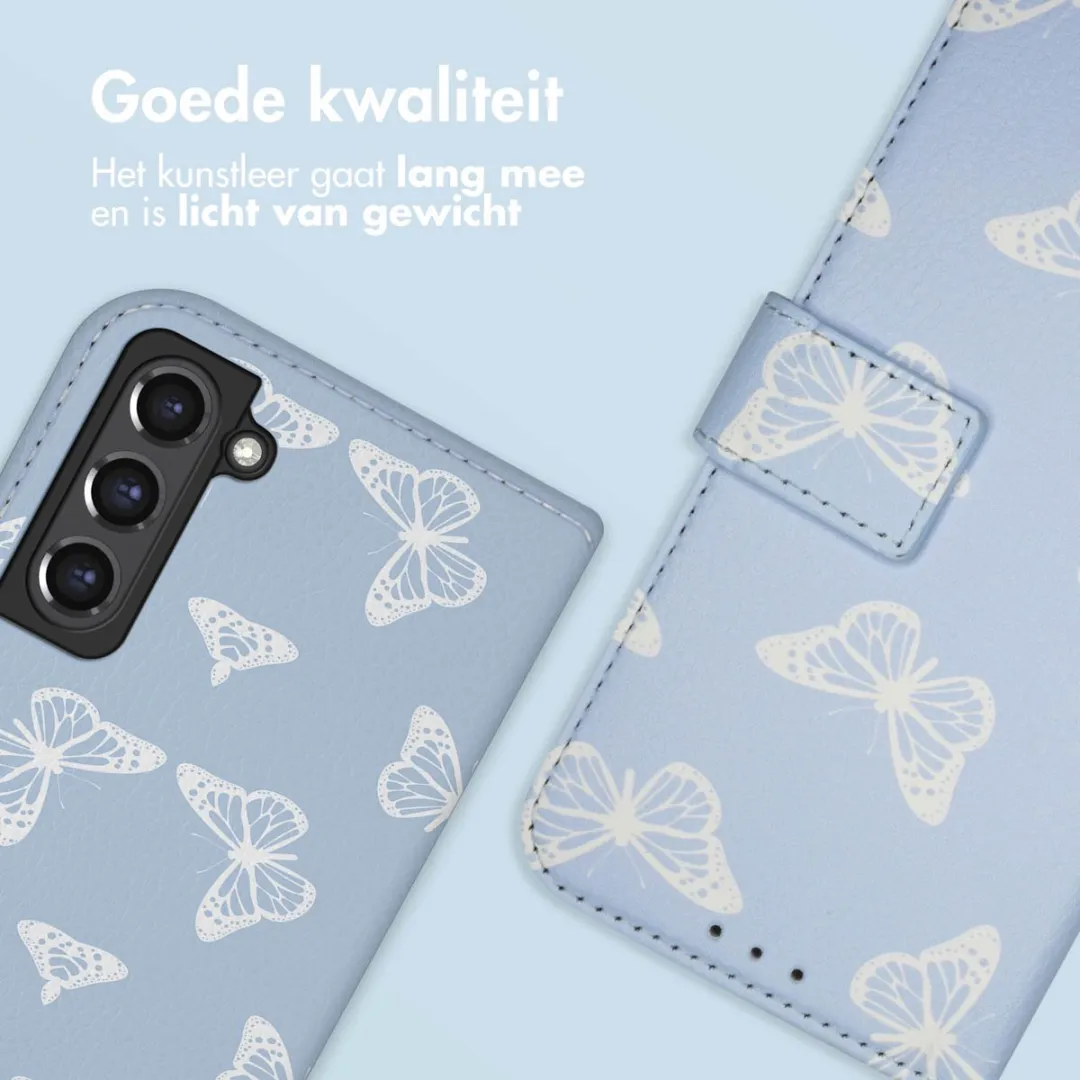 Imoshion Galaxy S21 FE Hoesje - 3 Pasjes - Butterfly