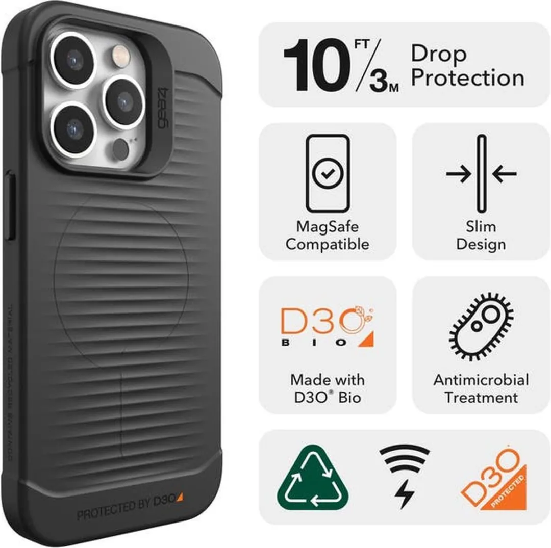 Gear4 Havana Back Case iPhone 14 Pro - Blauw - 702010073