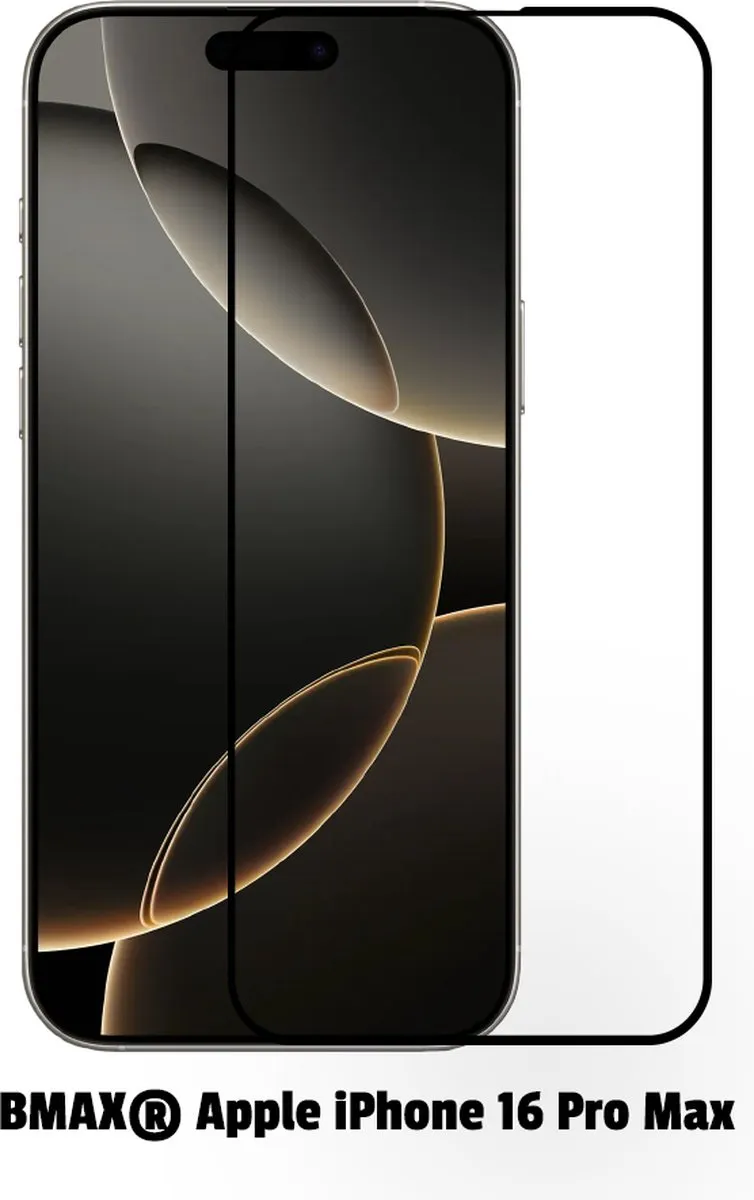 BMAX iPhone 16 Pro Max Screenprotector 2 Stuks - Zwart