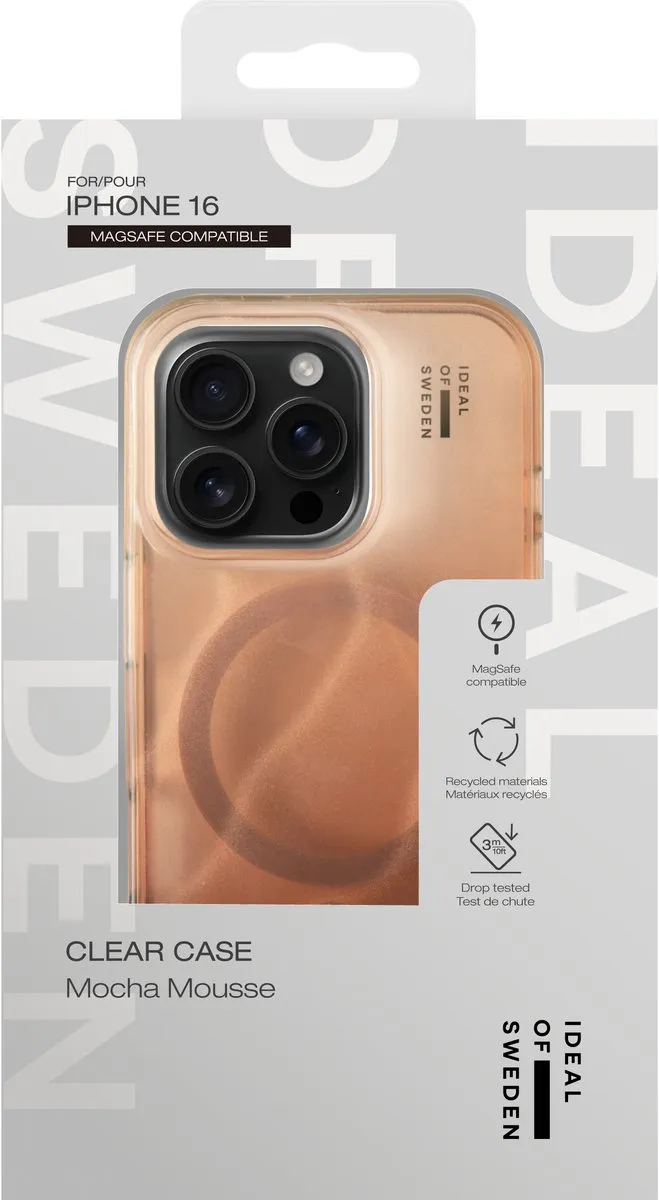 iDeal of Sweden Clear Case iPhone 17 Pro MagSafe - Mocha Mousse