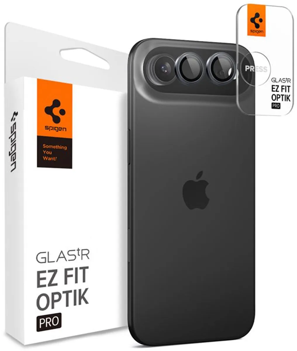 Spigen Optik Pro EZ Fit Lens Protector AGL10130 - 2 Stuks - iPhone Air