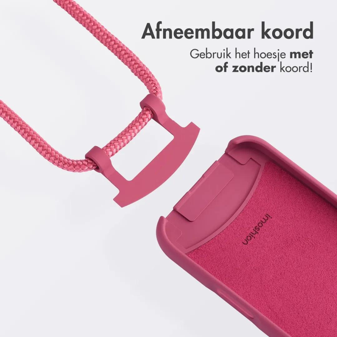 Imoshion iPhone 16 Hoesje - Raspberry - MagSafe