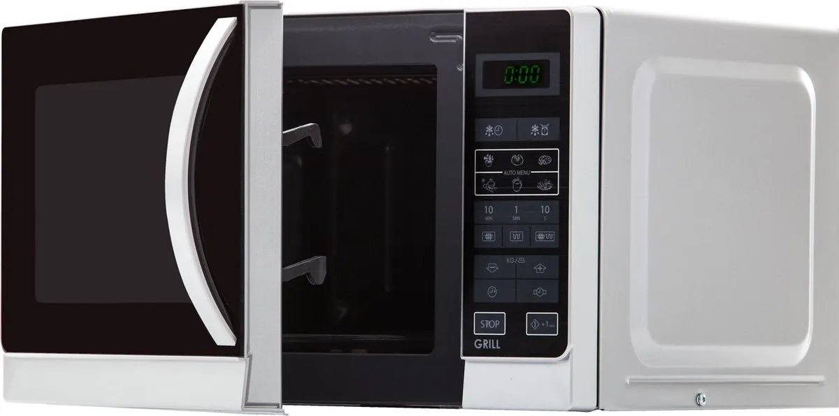 Sharp R642INW Magnetron - 800W - 1000W Grill - Zilver