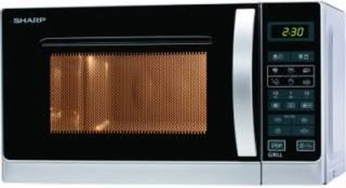 Sharp R642INW Magnetron - 800W - 1000W Grill - Zilver