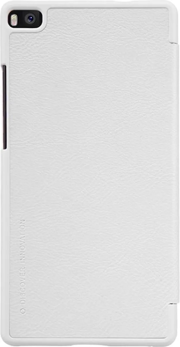 Nillkin Qin Leather Slim Booktype Hoes - Huawei P8 - Wit