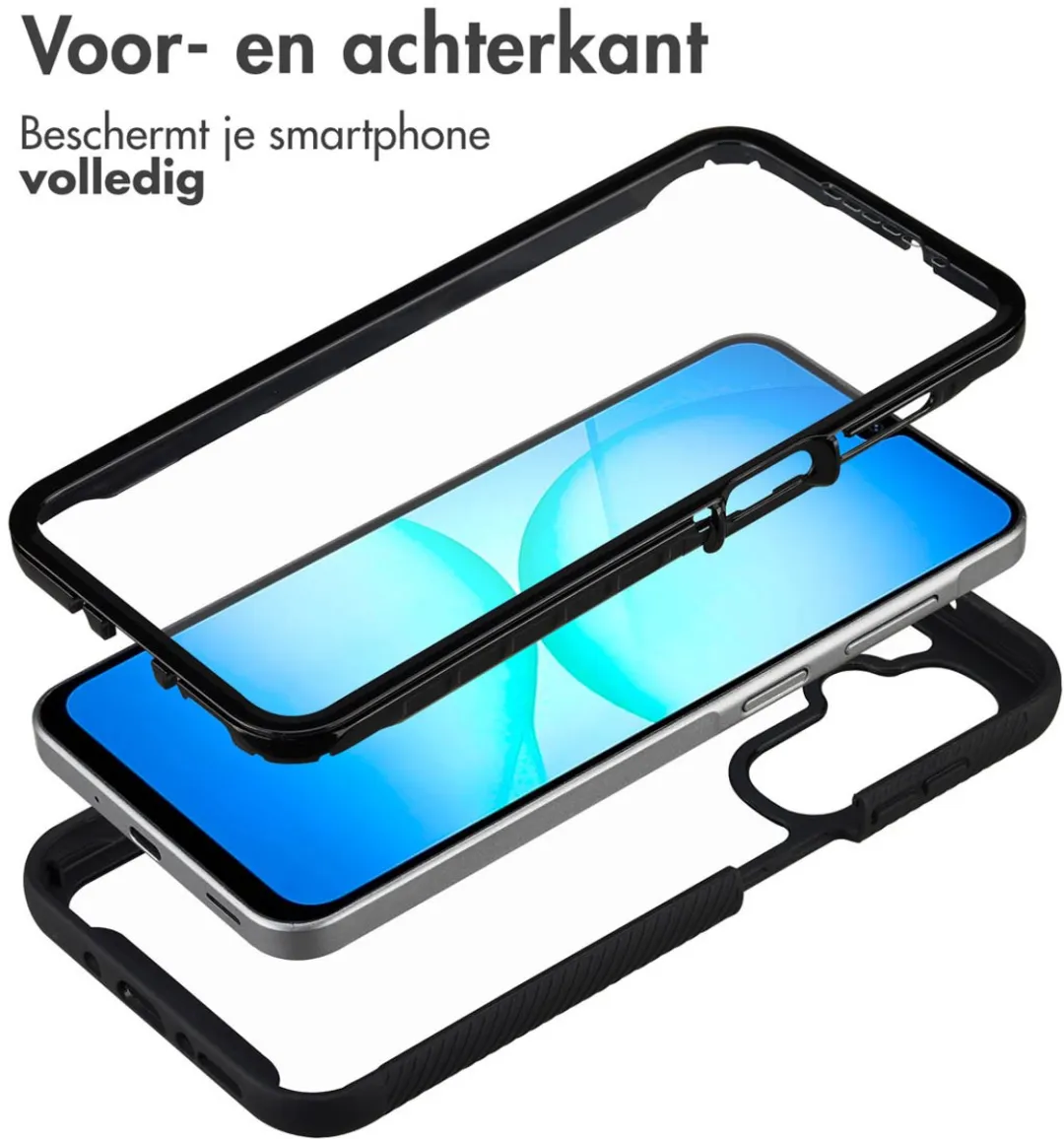Imoshion Hoesje Samsung Galaxy A17 - 360° Beschermend - Zwart