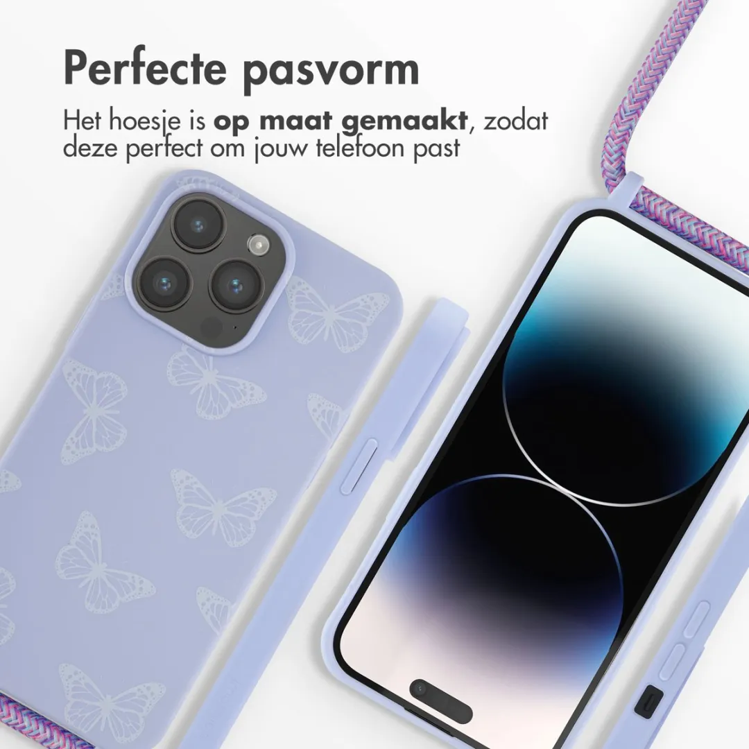 Imoshion Hoesje iPhone 14 Pro Max Siliconen - Butterfly