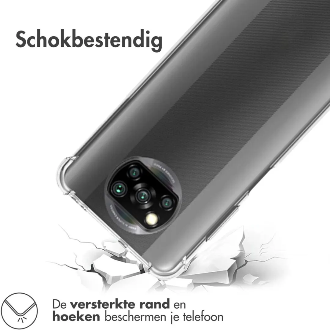 imoshion Hoesje SH00047330 - Transparant - voor Xiaomi Poco X3/X3 Pro