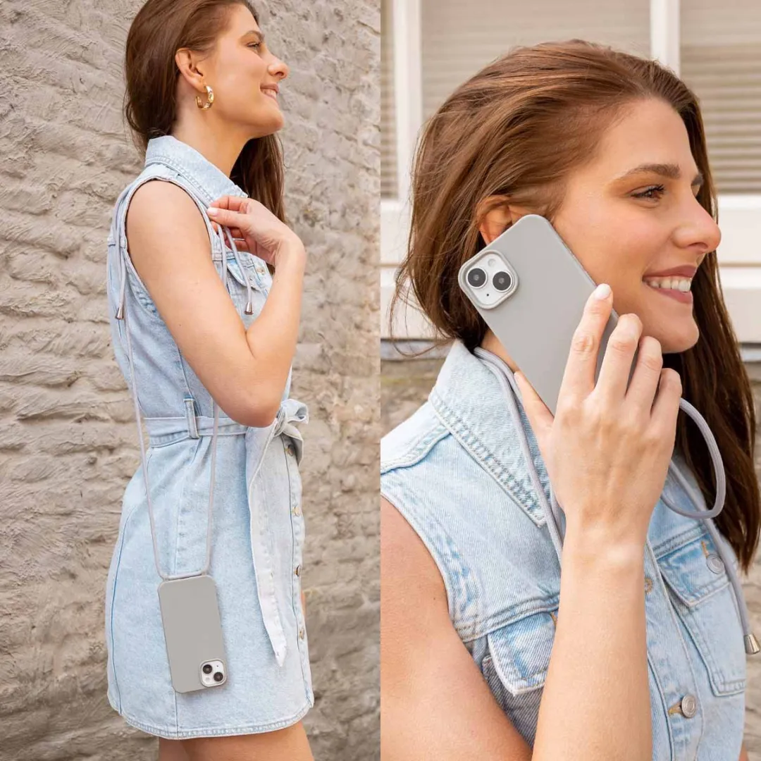Imoshion Siliconen Hoesje iPhone 12/12 Pro - Lichtgrijs - afbeelding 6 van 6