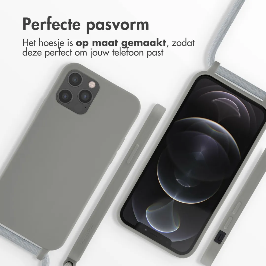 Imoshion Siliconen Hoesje iPhone 12/12 Pro - Lichtgrijs