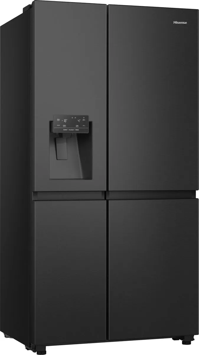 Hisense RS818N4TFC Amerikaanse Koelkast - 632L - No Frost - Zwart