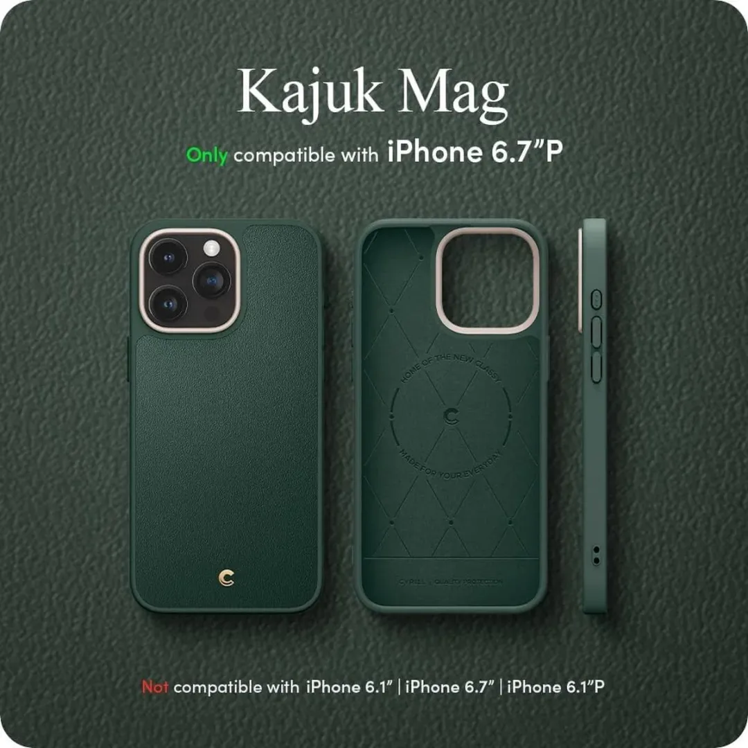 Spigen Cyrill Kajuk iPhone 15 Pro Max Hoesje ACS06635 - Groen