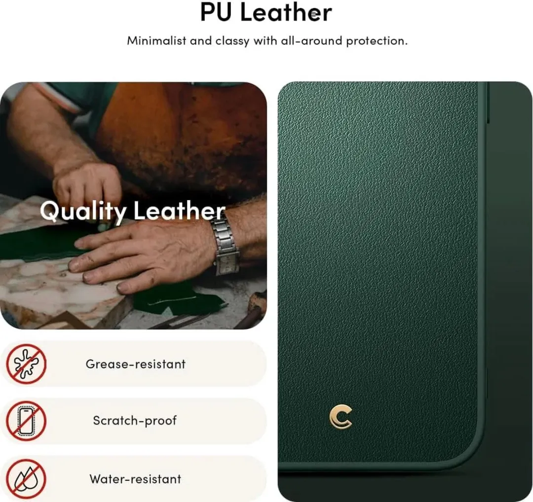 Spigen Cyrill Kajuk iPhone 15 Pro Max Hoesje ACS06635 - Groen - afbeelding 6 van 6