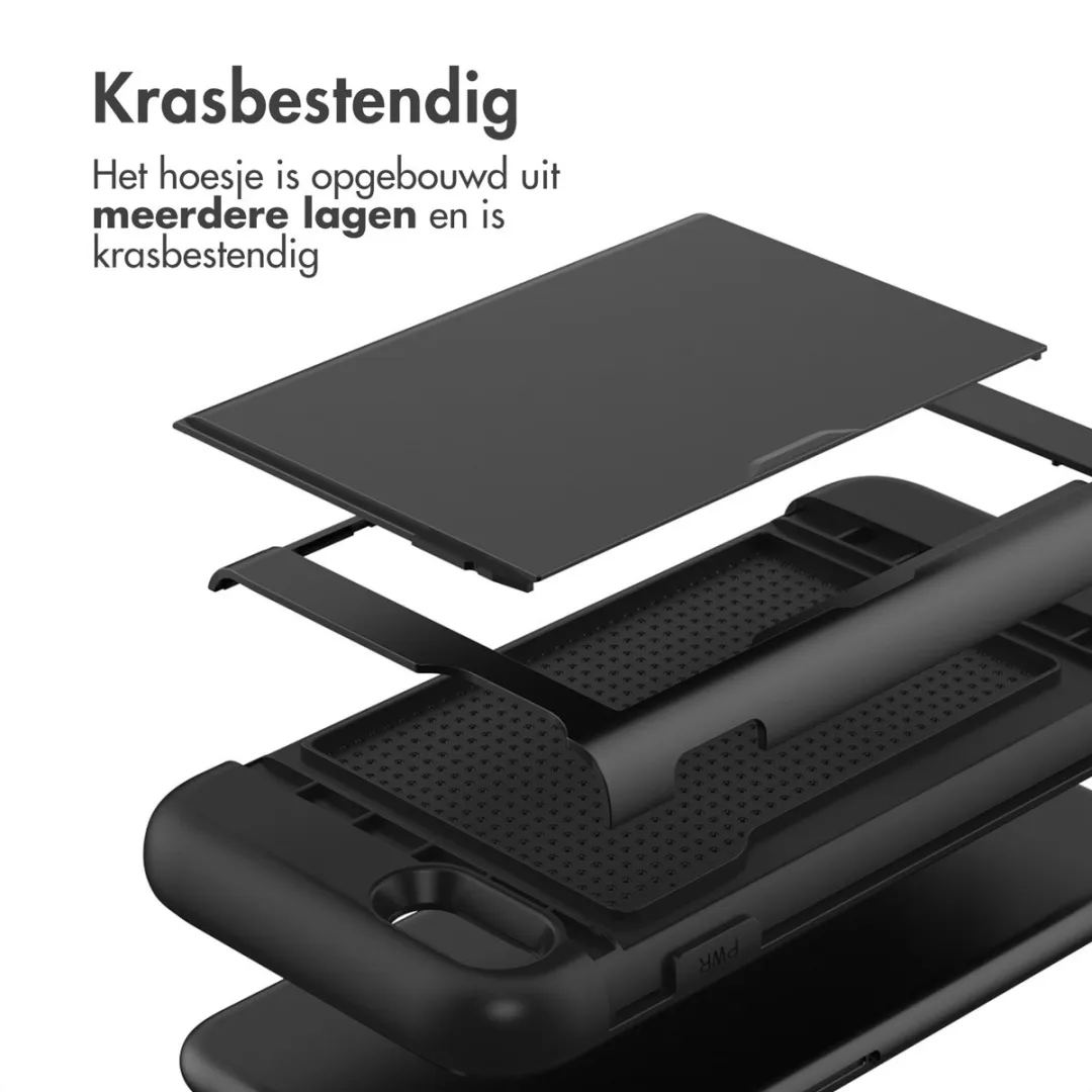 Imoshion Hoesje met Pasjeshouder Zwart - 2 Stuks