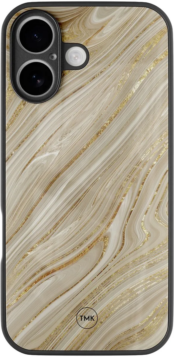 Casevibes iPhone 17 Hoesje Golden Marble