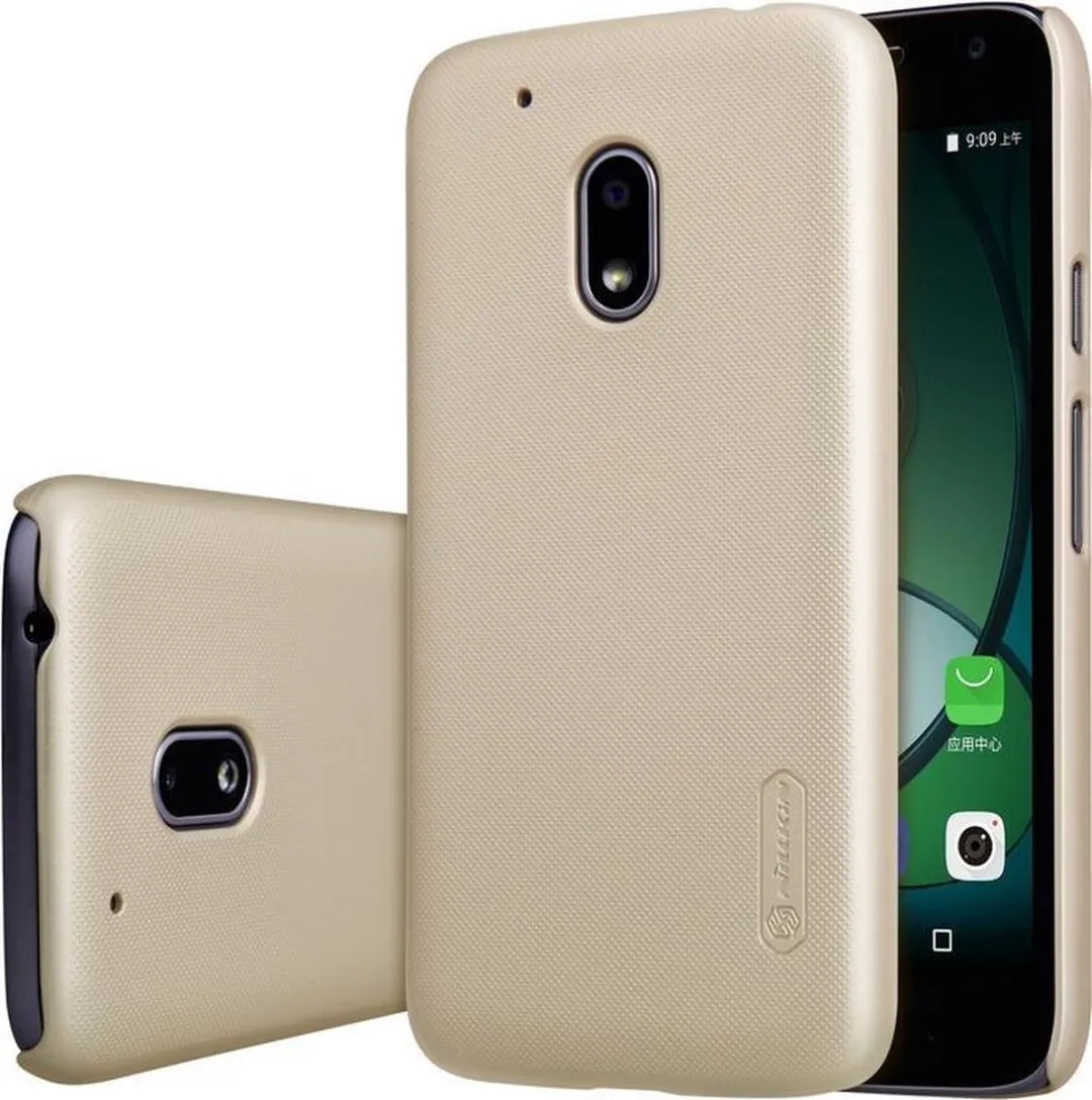 Nillkin Frosted Shield Hoesje Motorola Moto G4 Play - Goud