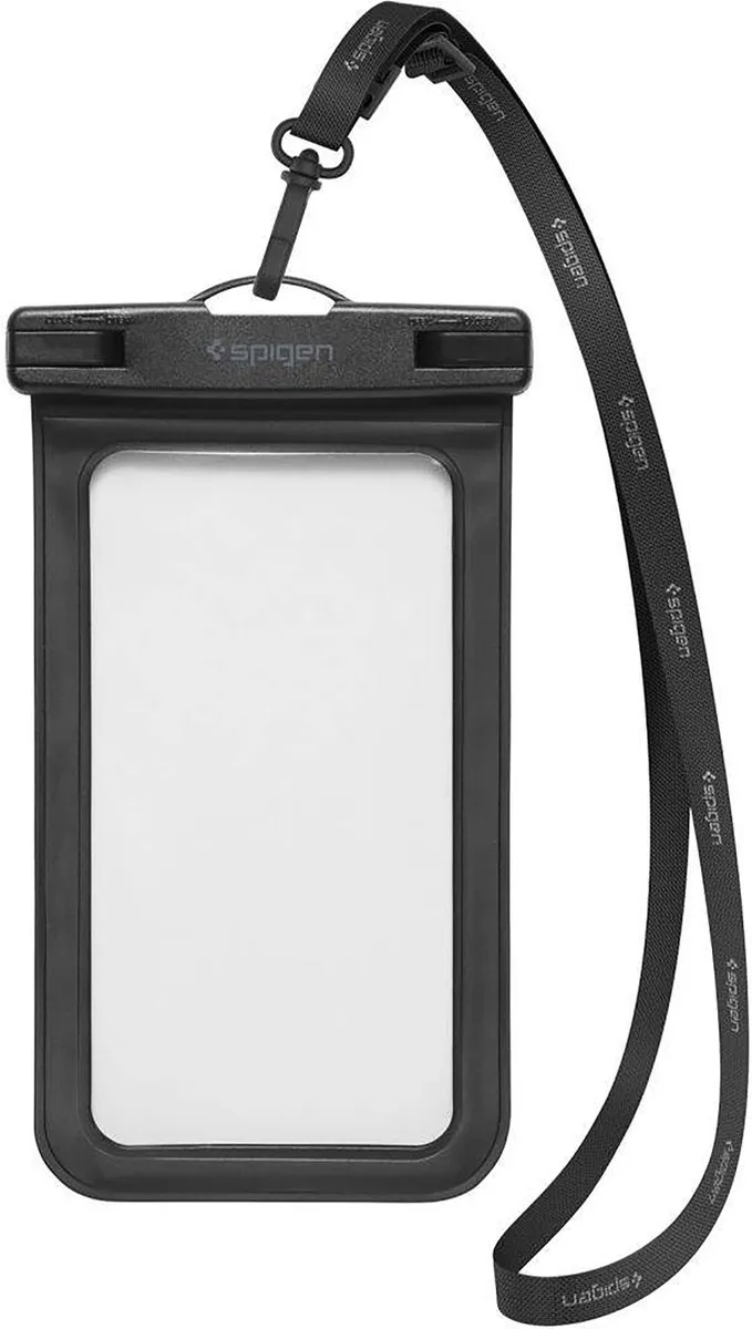 Spigen Universeel Telefoonhoesje AMP04523 - IPX8 Waterdicht - Zwart - 2 Stuks - afbeelding 6 van 6