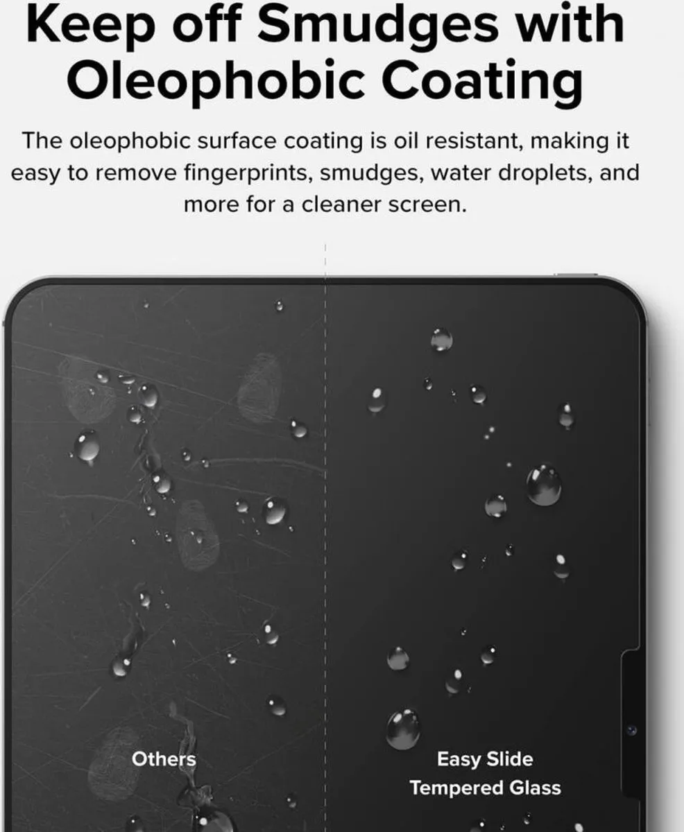 Ringke Easy Slide iPad Pro 13 2024 Screen Protector - Transparant - afbeelding 6 van 6