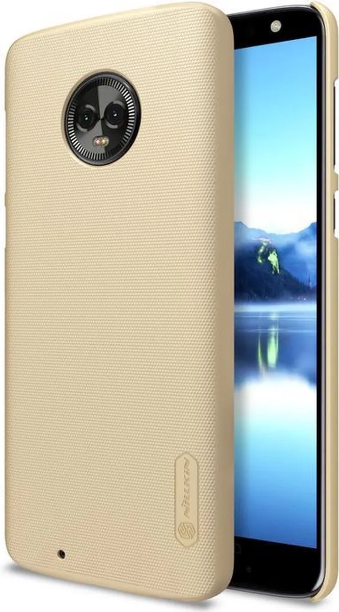 Nillkin Frosted Shield Hoesje Moto G6 - Goud