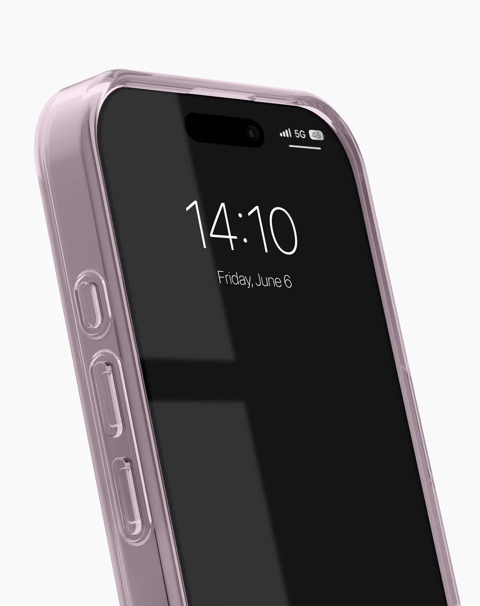 iDeal of Sweden Clear Case iPhone 16 Pro Max - MagSafe Light Pink