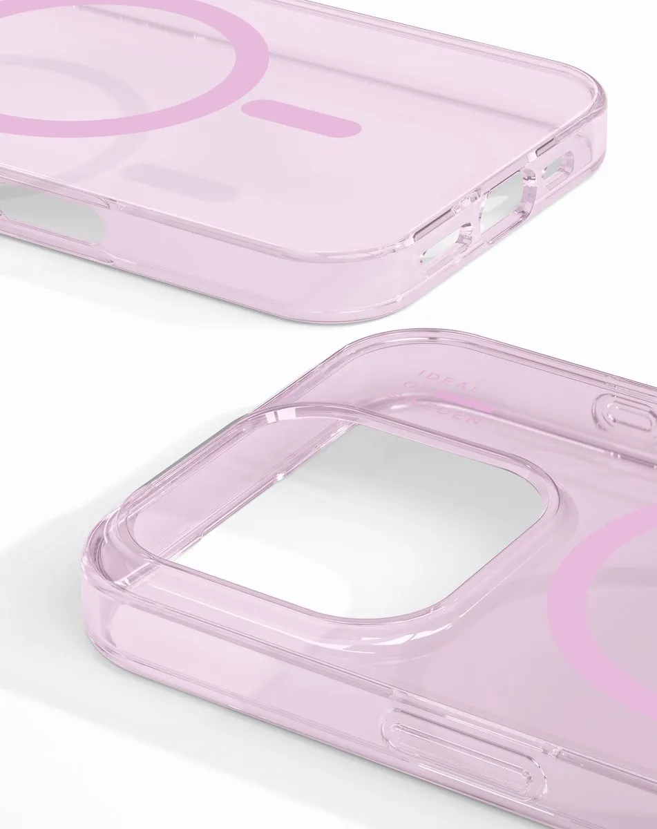 iDeal of Sweden Clear Case iPhone 16 Pro Max - MagSafe Light Pink