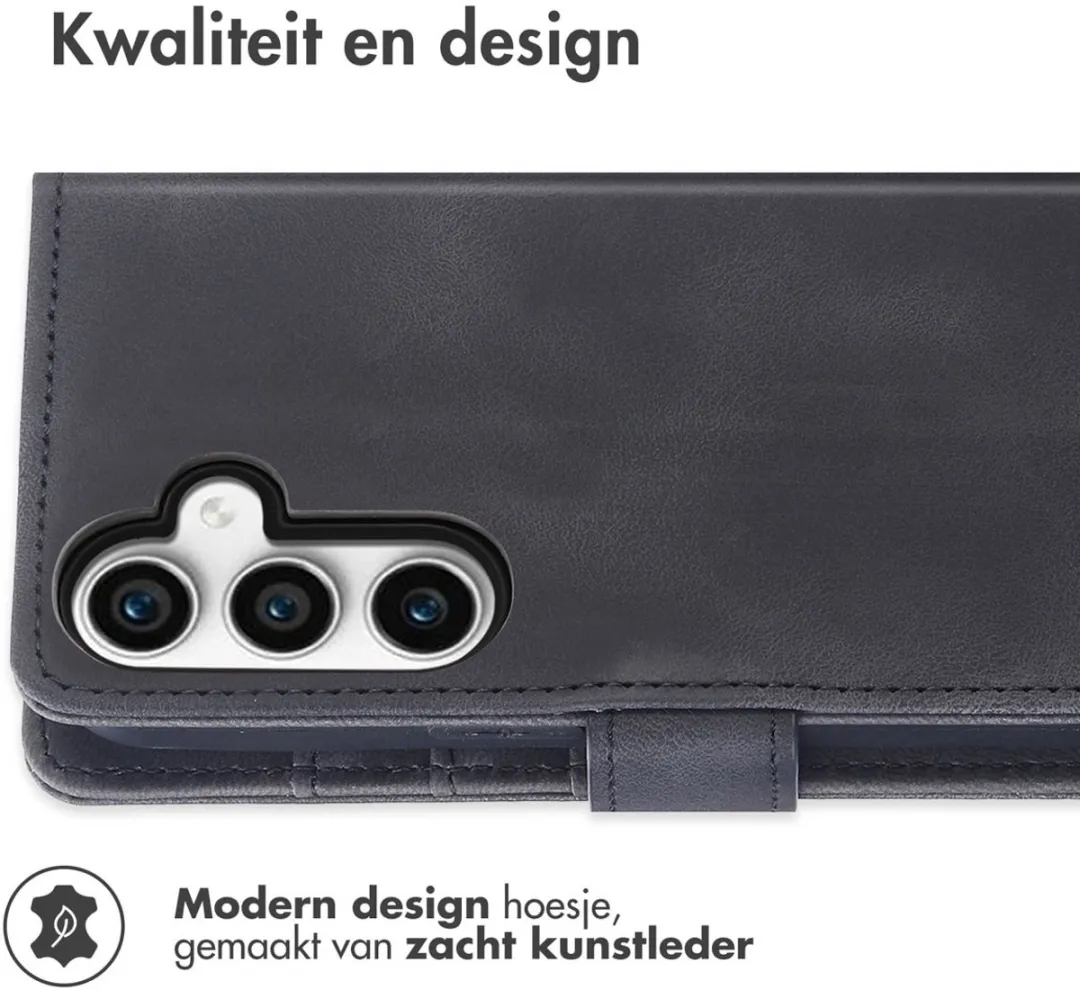 Imoshion Bookcase Hoesje Samsung Galaxy S23 FE - 3 Pasjes - Zwart