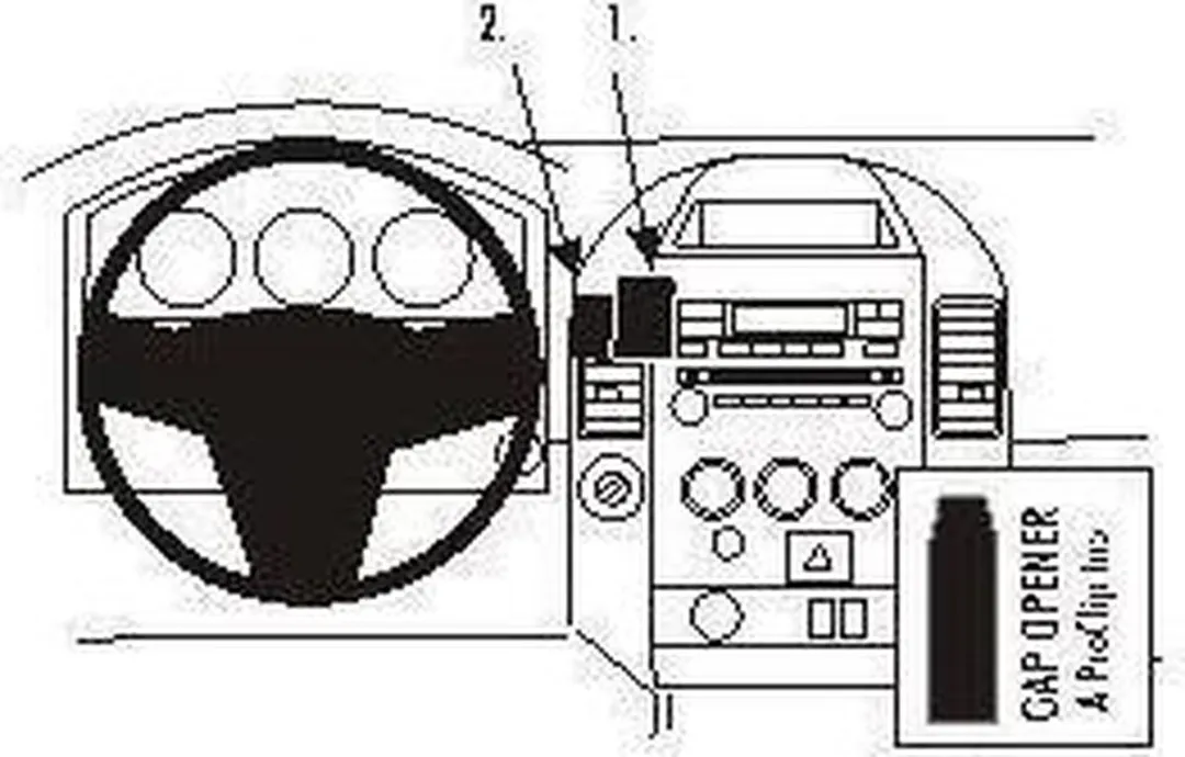 Brodit ProClip Houder Nissan Titan 2004-2007