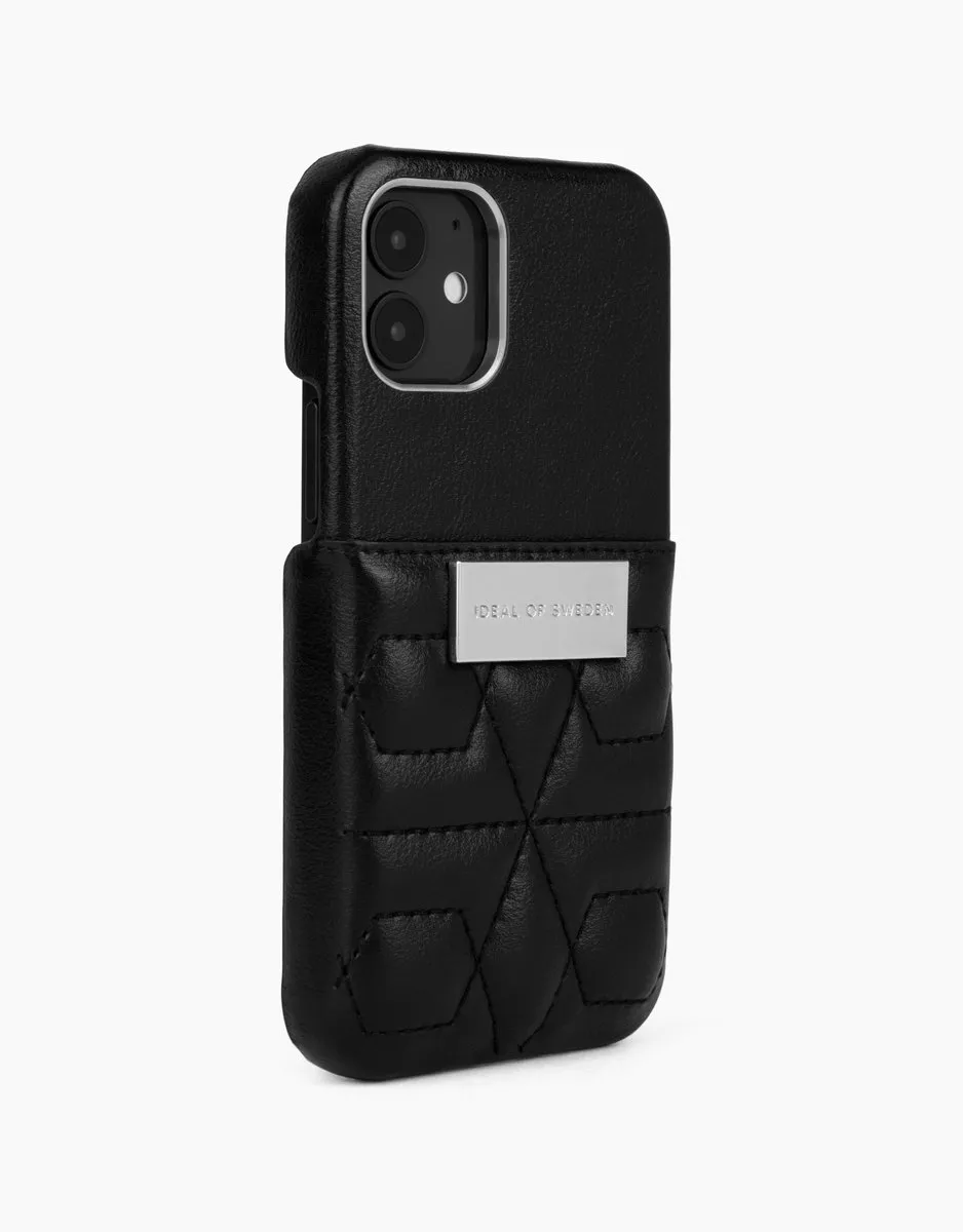 iDeal of Sweden Statement Case Quilted iPhone 12 mini - Quilted Black - afbeelding 6 van 6