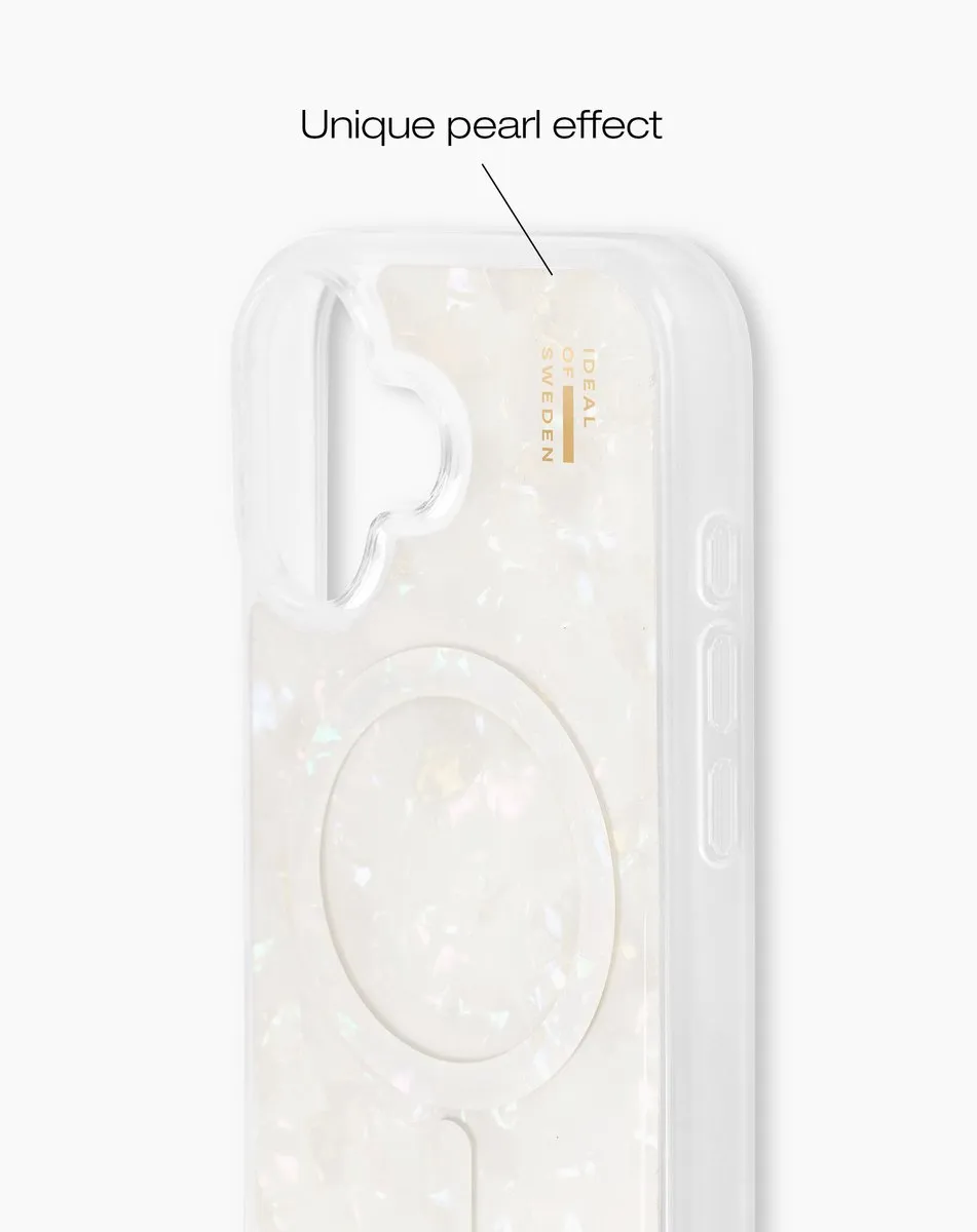 iDeal of Sweden Pearlised Case MagSafe iPhone 17 - IDPLCMS-I2561-10 - Wit
