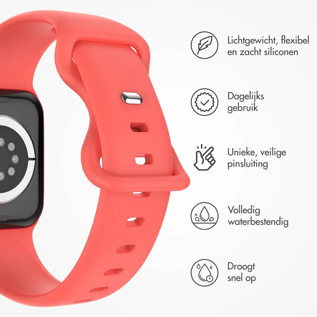 Imoshion Siliconen Bandje Apple Watch 44-49mm - Oranje
