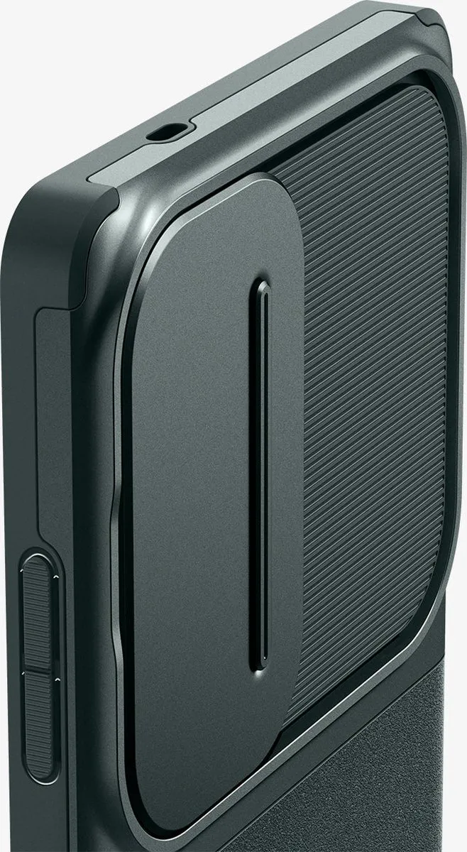 Spigen Optik Armor Hoesje Samsung Galaxy S25 Ultra - Groen - 8809971238014